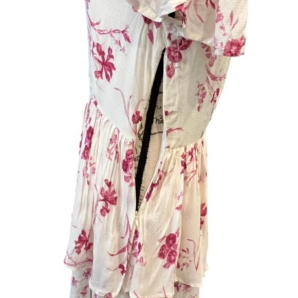 NWT Coco Jaimeson Floral Tiered Flowy Feminine Mini Dress Juniors Size Large - Picture 5 of 16